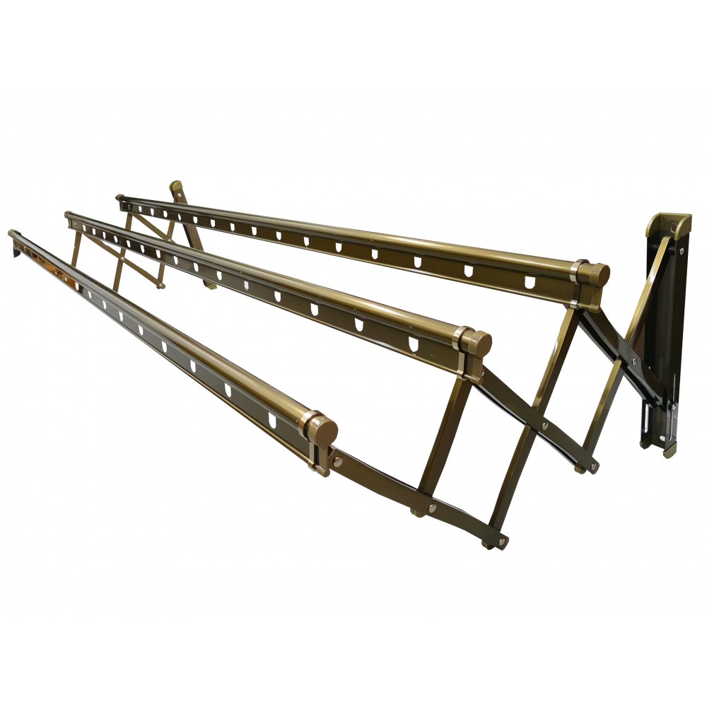 SHCH319A 2m 3 BAR ALUMINIUM RETRACTABLE CLOTHES HANGER