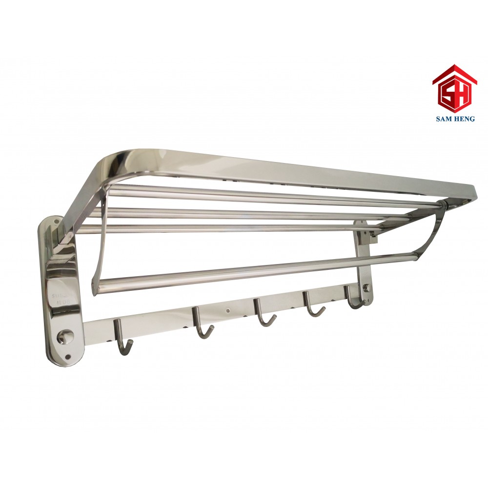 STRA-32 60CM STAINLESS STEEL TOWER RACK (CHROME)