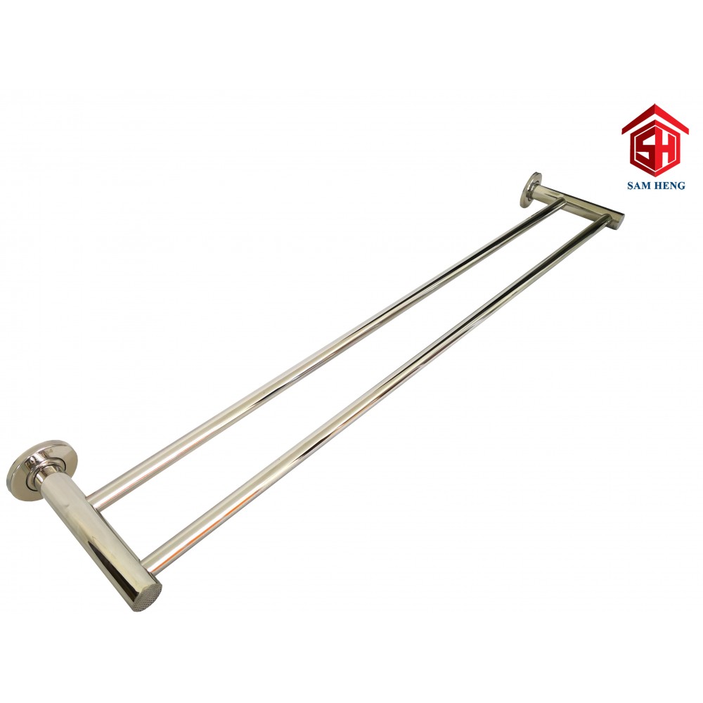 SBR8822-8 80CM STAINLESS STEEL DOUBLE TOWEL BAR(CHROME)