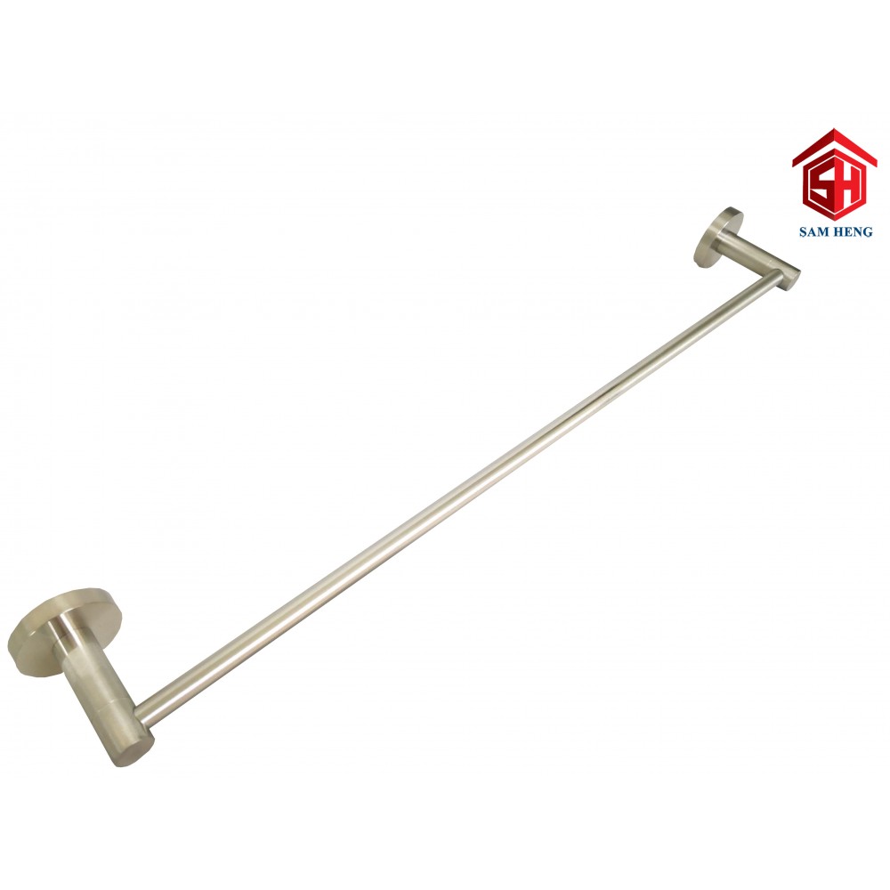 STC011 60CM STAINLESS STEEL SINGLE TOWEL BAR (SATIN) 