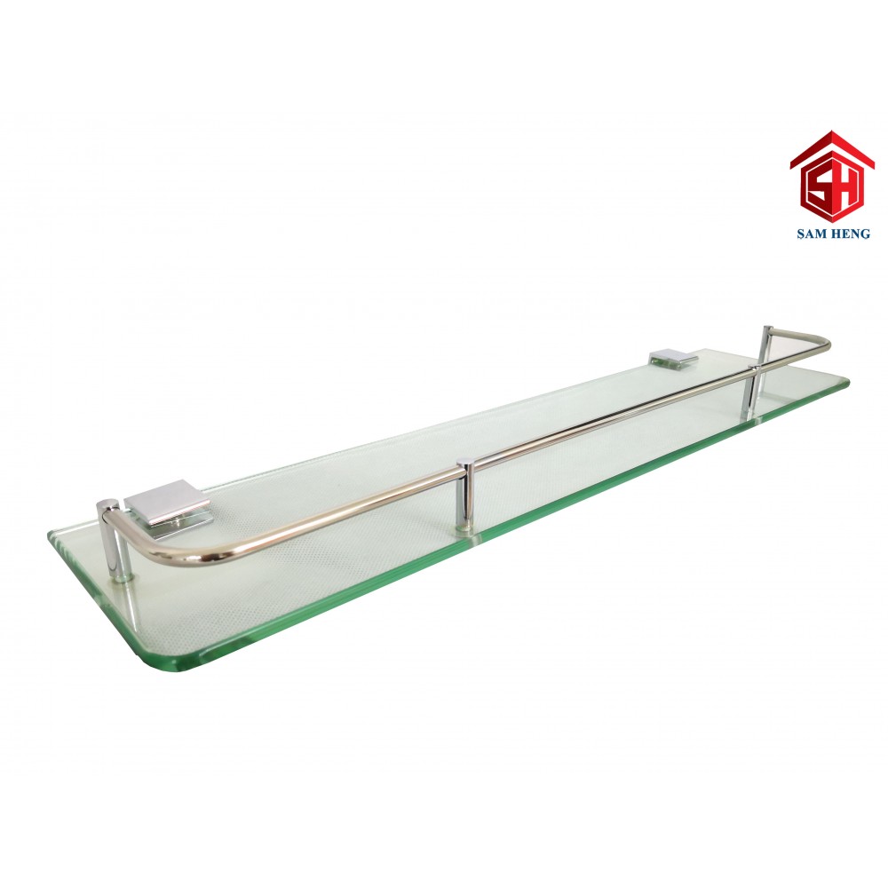 SGS11 50CM STRAIGHT GLASS SHELF (CLEAR)