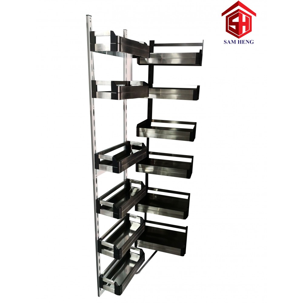 SCT0645 6 TIER STAINLESS STEEL BASKET TALL LADDER UNIT SCT0645 6 TIER STAINLESS STEEL BASKET TALL LADDER UNIT