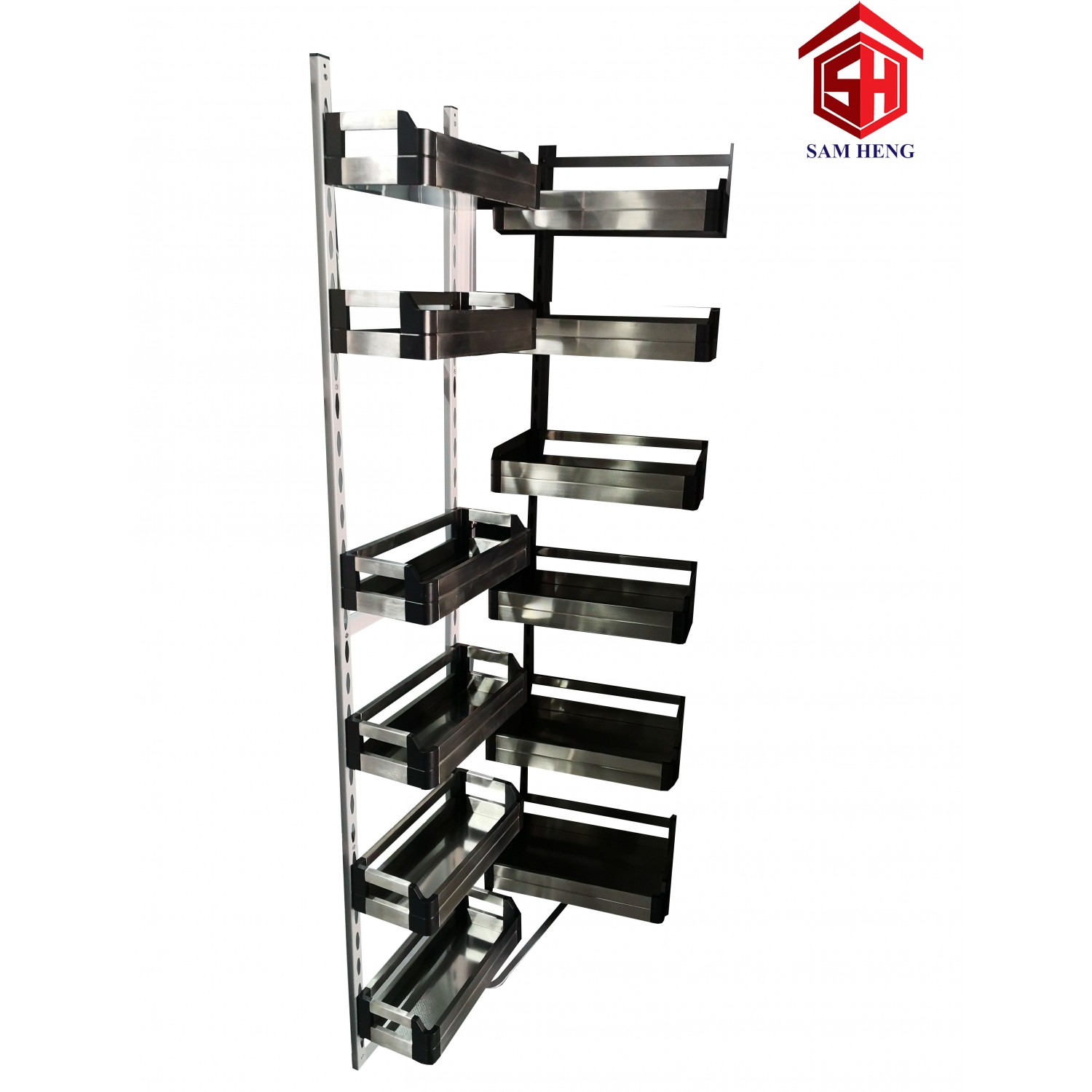 SCT0645 6 TIER STAINLESS STEEL BASKET TALL LADDER UNIT SCT0645 6 TIER STAINLESS STEEL BASKET TALL LADDER UNIT