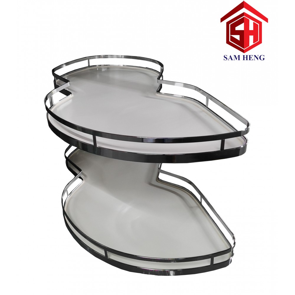 CABINET DOUBLE LAYER  ARCLIC SWIVEL OVAL BASKET CABINET DOUBLE LAYER  ARCLIC SWIVEL OVAL BASKET