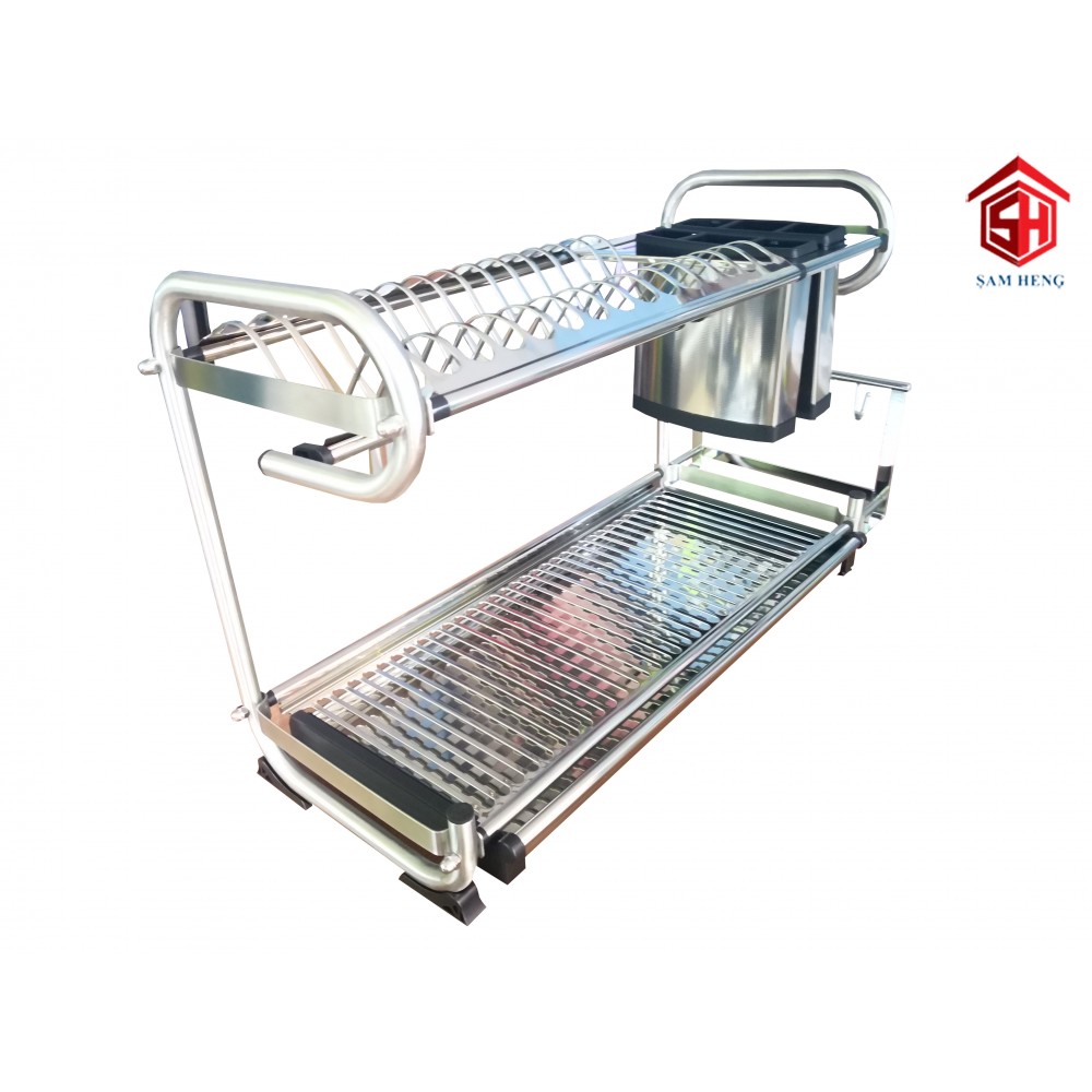 SDR0460D DESKTOP STAINLESS STEEL DISH RACK WITH TRAYS