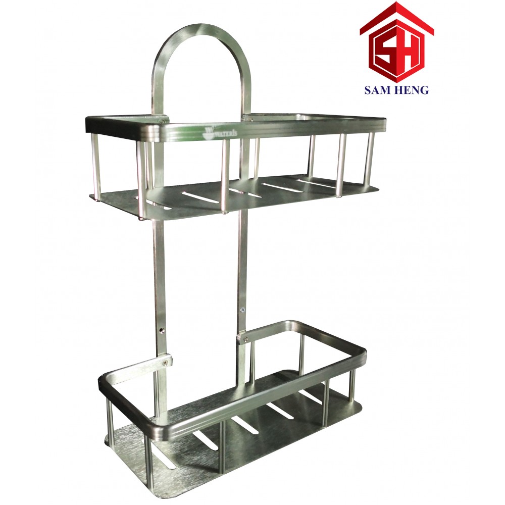 DOUBLE ALUMINIUM RECTANGULAR BASKET