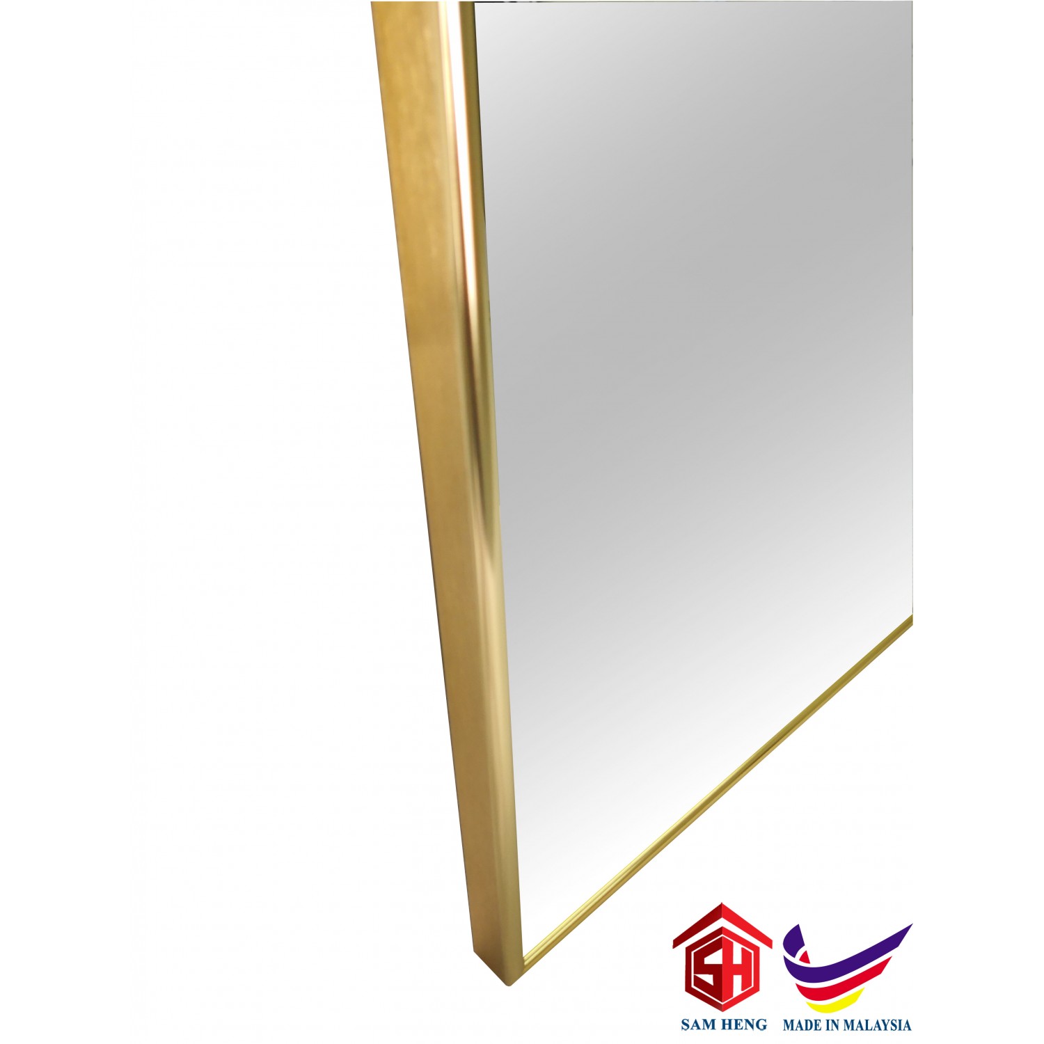 SMRG(S) ALUMINIUM MIRROR FRAME, HAIRLINE CHAMPAGNE GOLD 595mm(H)x445mm(W)x21mm(D)  SMRG(S) ALUMINIUM MIRROR FRAME, HAIRLINE CHAMPAGNE GOLD 595mm(H)x445mm(W)x21mm(D)