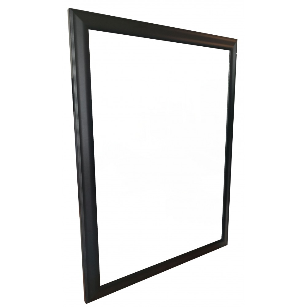 SMR-CB(XL) Bathroom Aluminium Mirror Frame Classic,Powder Coated Sandblast Black 800mm(H)x595mm(W)x23mm(D)